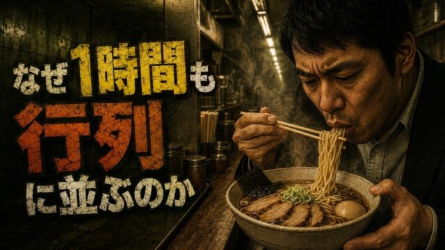 なぜラーメンの行列に、人は1時間並べるのか？